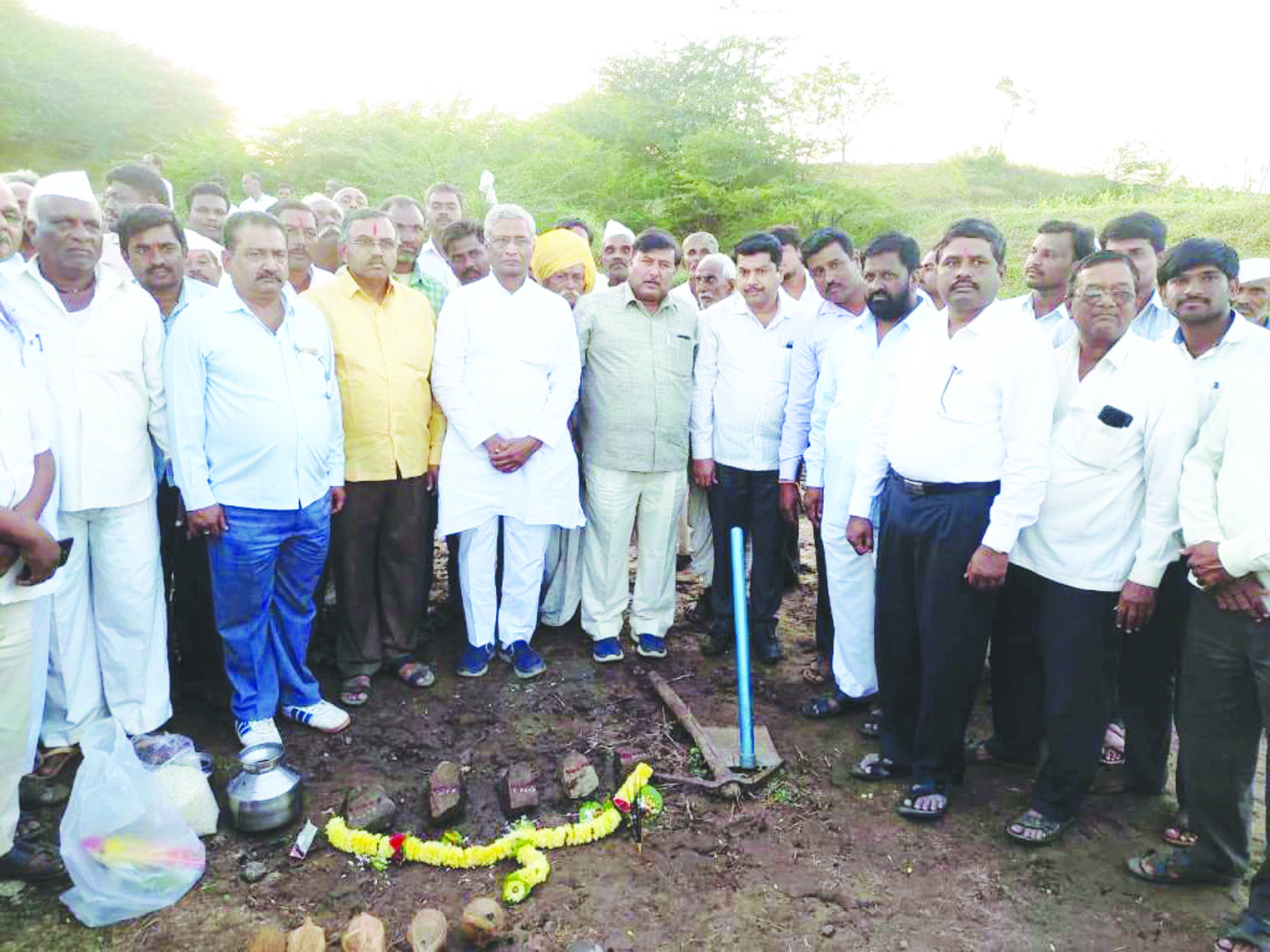 ಬ್ರಿಡ್ಜ್ ಬಾಂದಾರ ಕಾಮಗಾರಿಗೆ ಚಾಲನೆ